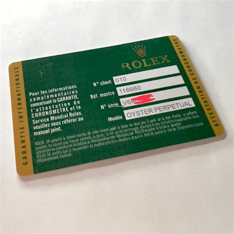 rolex warrenty card|rolex warranty card for sale.